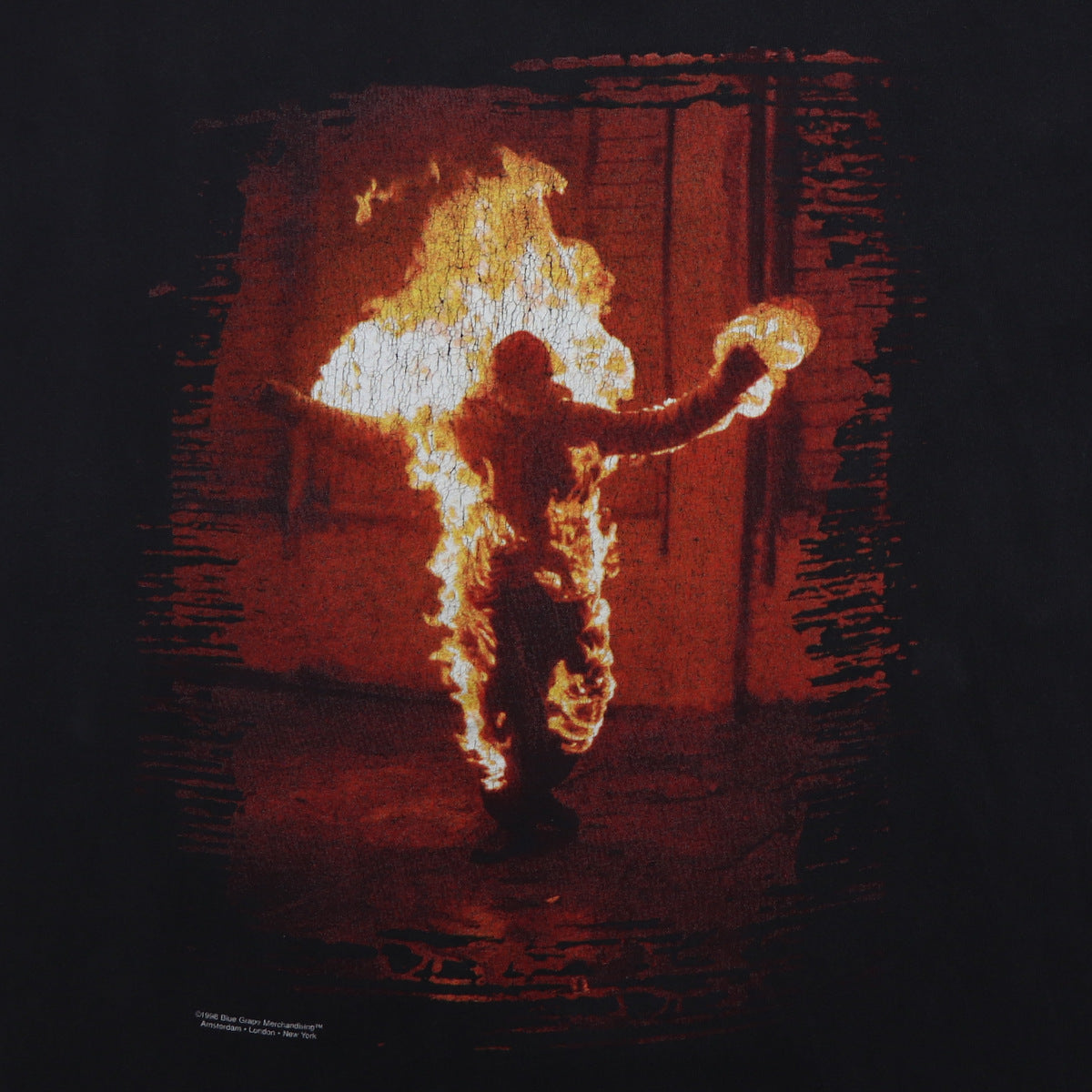 スーパーレア　1998 Rammstein Burning Man TシャツXL