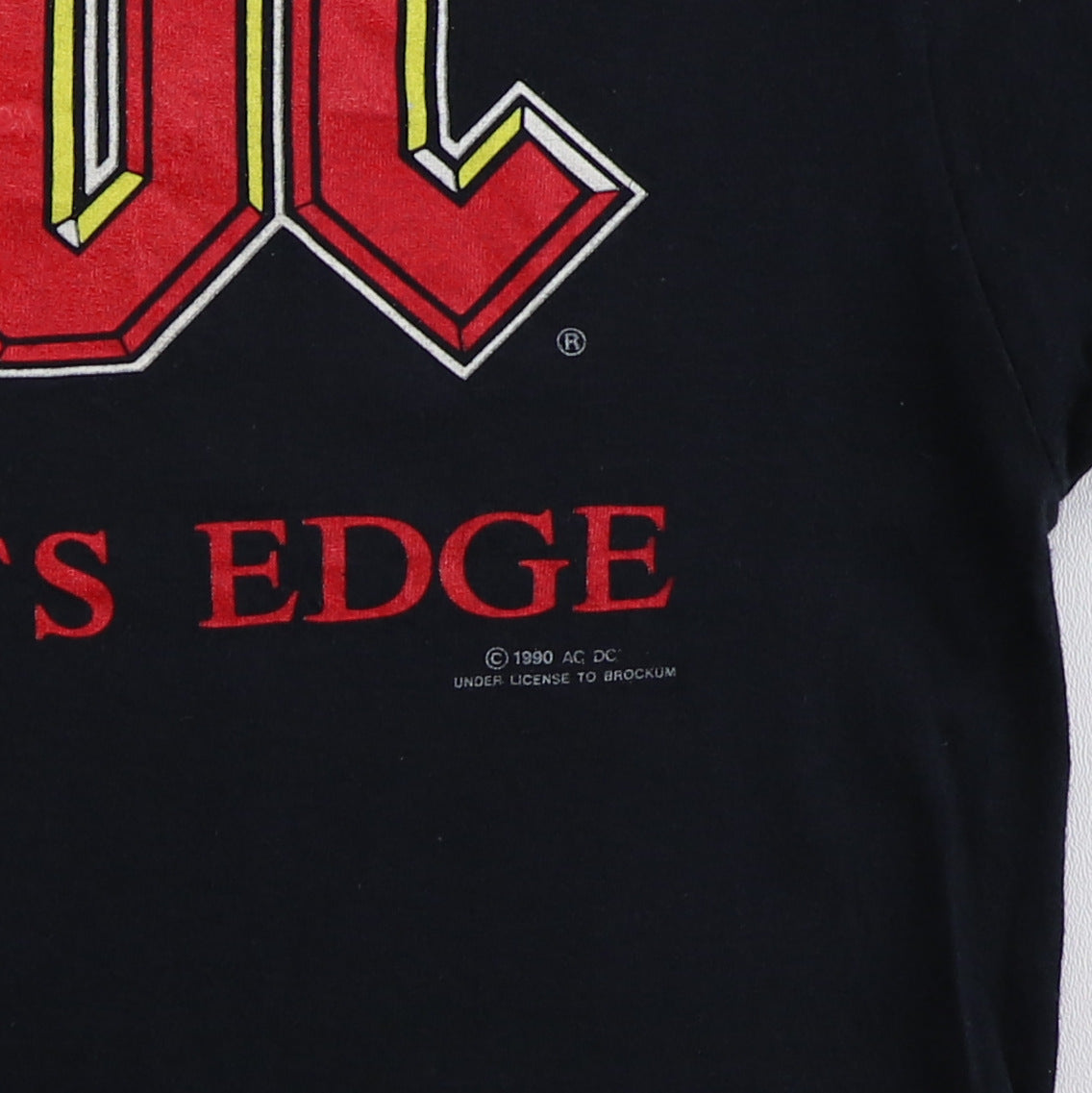 1990 ACDC Razor's Edge Back In Black Shirt
