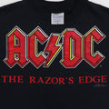 1990 ACDC Razor's Edge Back In Black Shirt