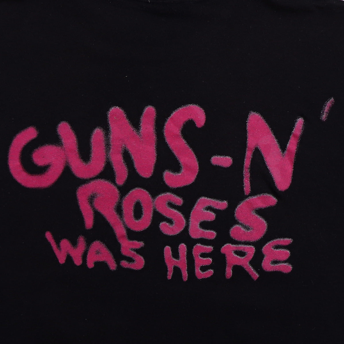 GUNS N' ROSES 美品 80s 1987 WAS HERE Tシャツ 1987 Guns N Roses Was Here Shirt | WyCo Vintage
