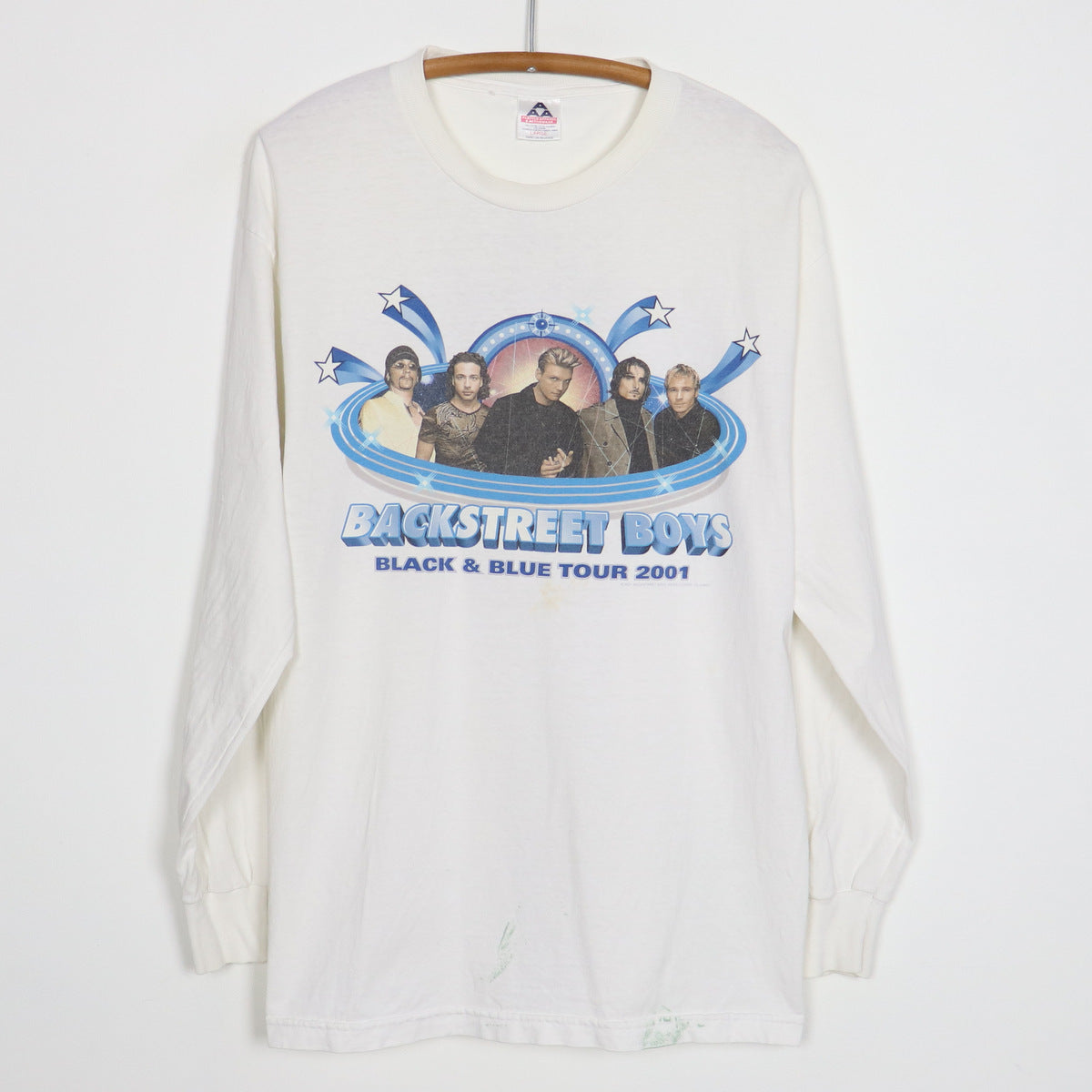 Vintage Backstreet Boys 2001 Black & Blue World Tour T-shirt