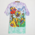 1993 Grateful Dead Rise & Fall Tour Liquid Blue Tie Dye Shirt