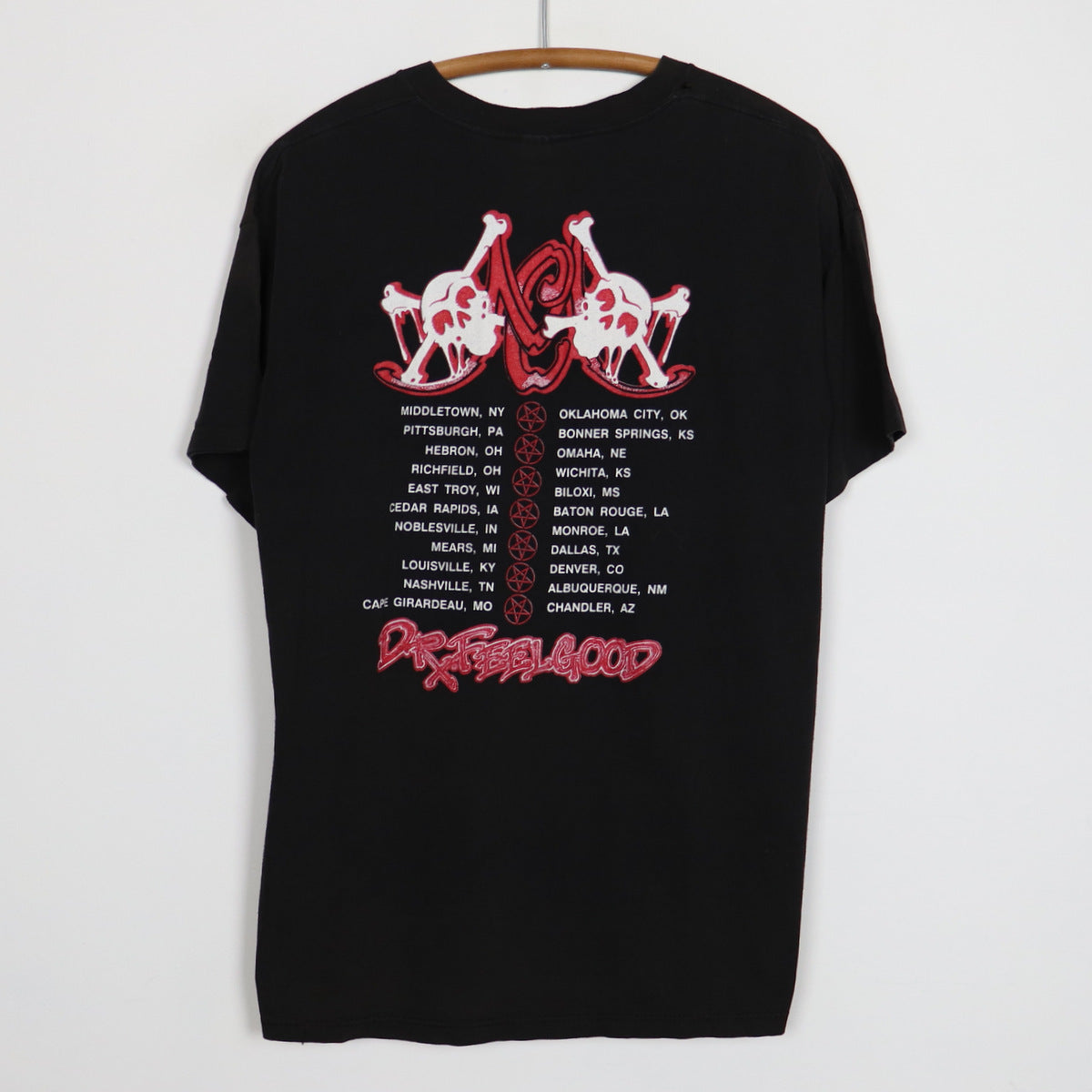 1990 Motley Crue Dr Feelgood Tour Shirt | Authentic Vintage Tee