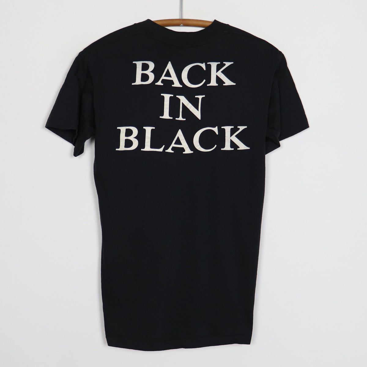1990 ACDC Razor's Edge Back In Black Shirt | Authentic Vintage Tee