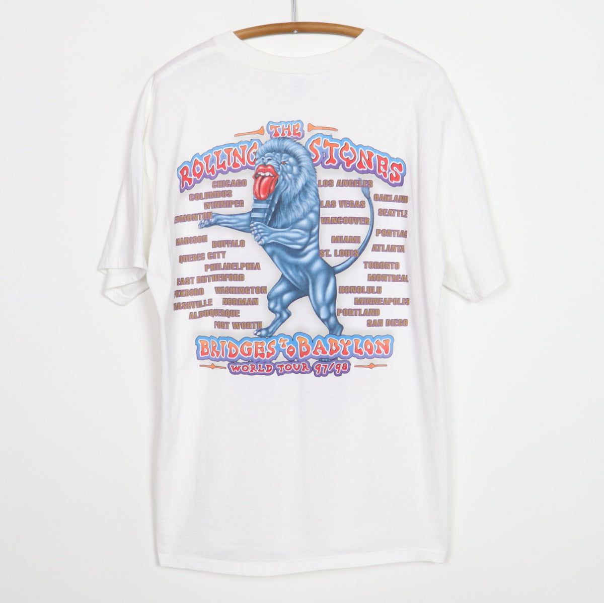 1997 Rolling Stones Bridges To Babylon Tour Shirt – WyCo Vintage
