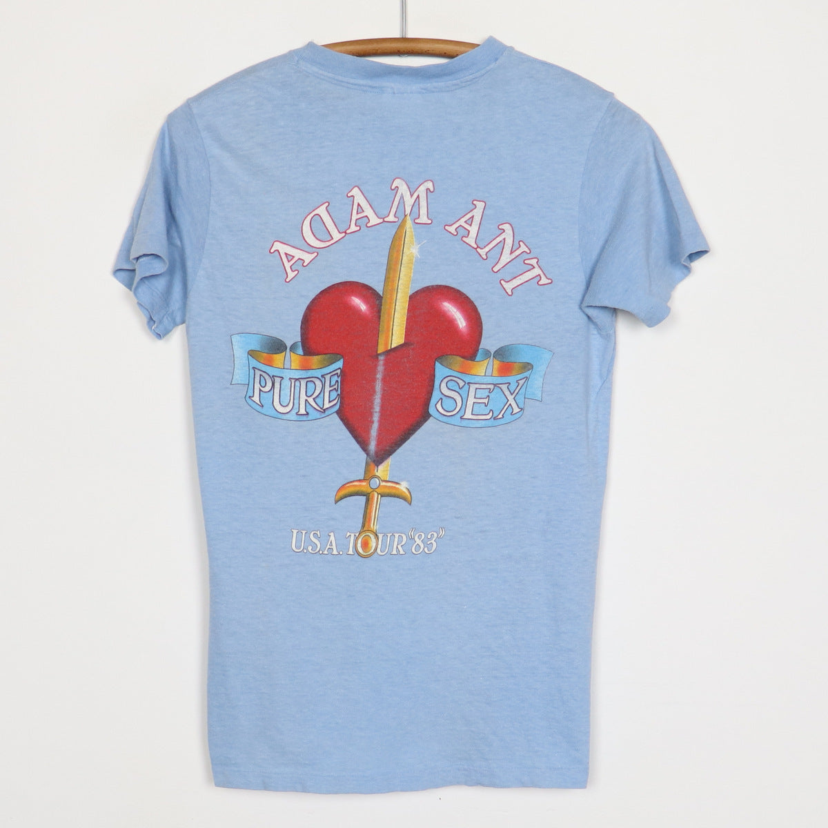 1983 Adam Ant Pure Sex Tour Shirt | WyCo Vintage