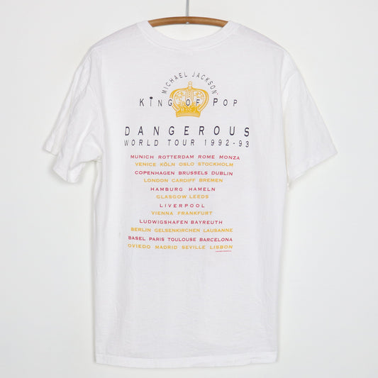 1992 Michael Jackson Dangerous World Tour Shirt