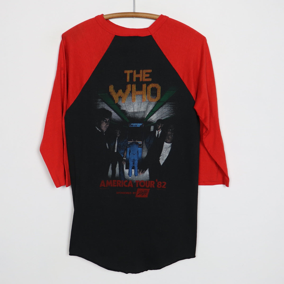 Original vintage 1982 The Who North American Tour Jersey Shirt