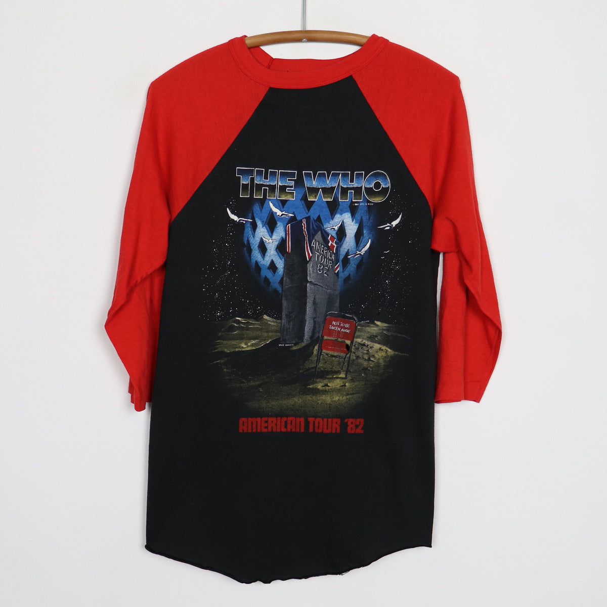 Original vintage 1982 The Who North American Tour Jersey Shirt