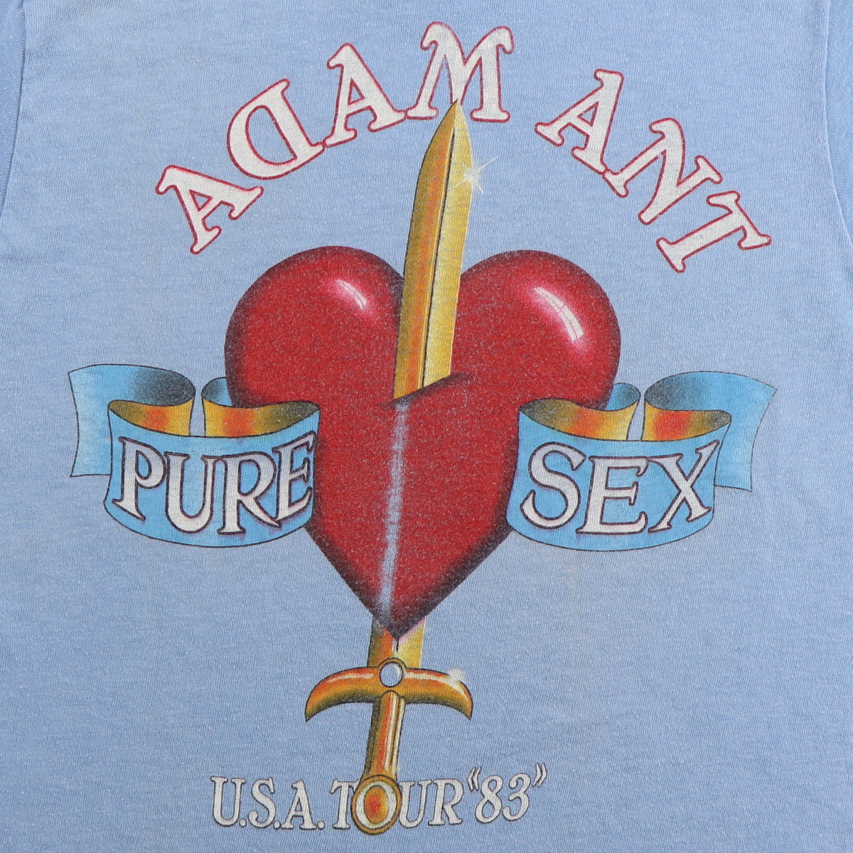 1983 Adam Ant Pure Sex Tour Shirt | WyCo Vintage