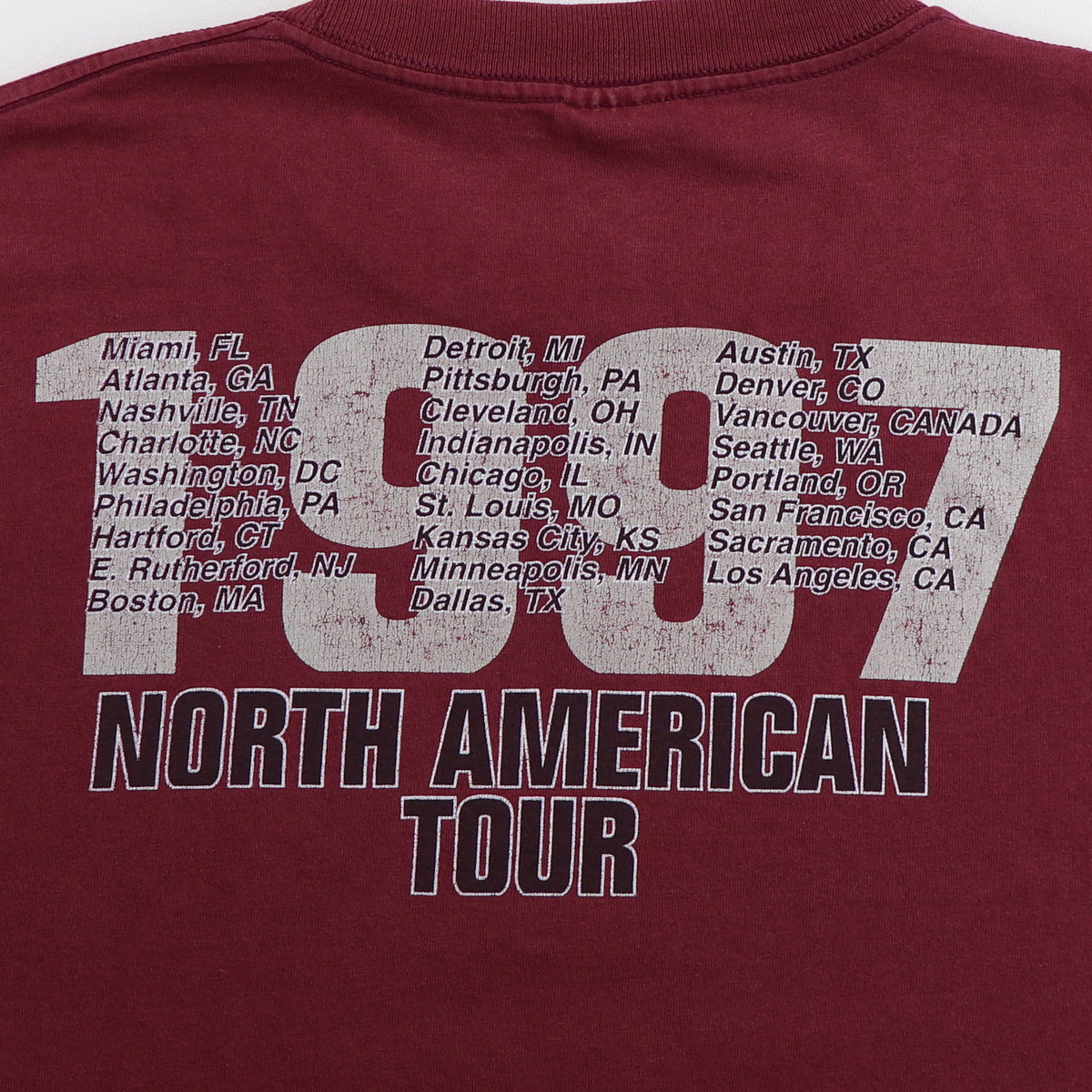 1997 Rage Against The Machine North American Tour Shirt 