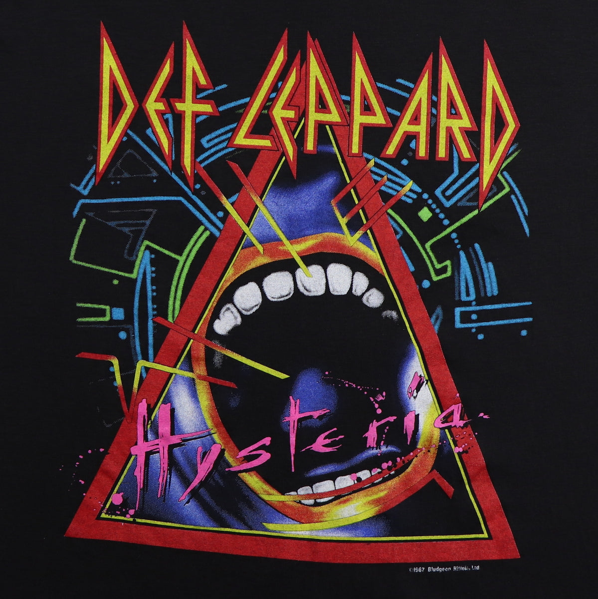 Original vintage 1987 Def Leppard Hysteria Worth The Wait Shirt