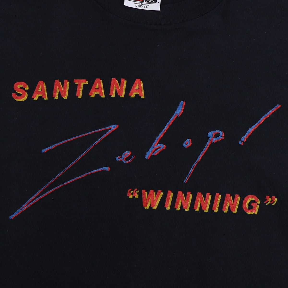 1981 Santana Zebop Winning Shirt