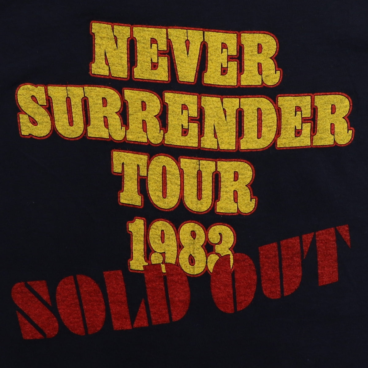 Original vintage 1982 Triumph Never Surrender Tour Shirt