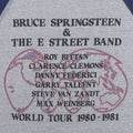 1980 Bruce Springsteen World Tour Jersey Shirt