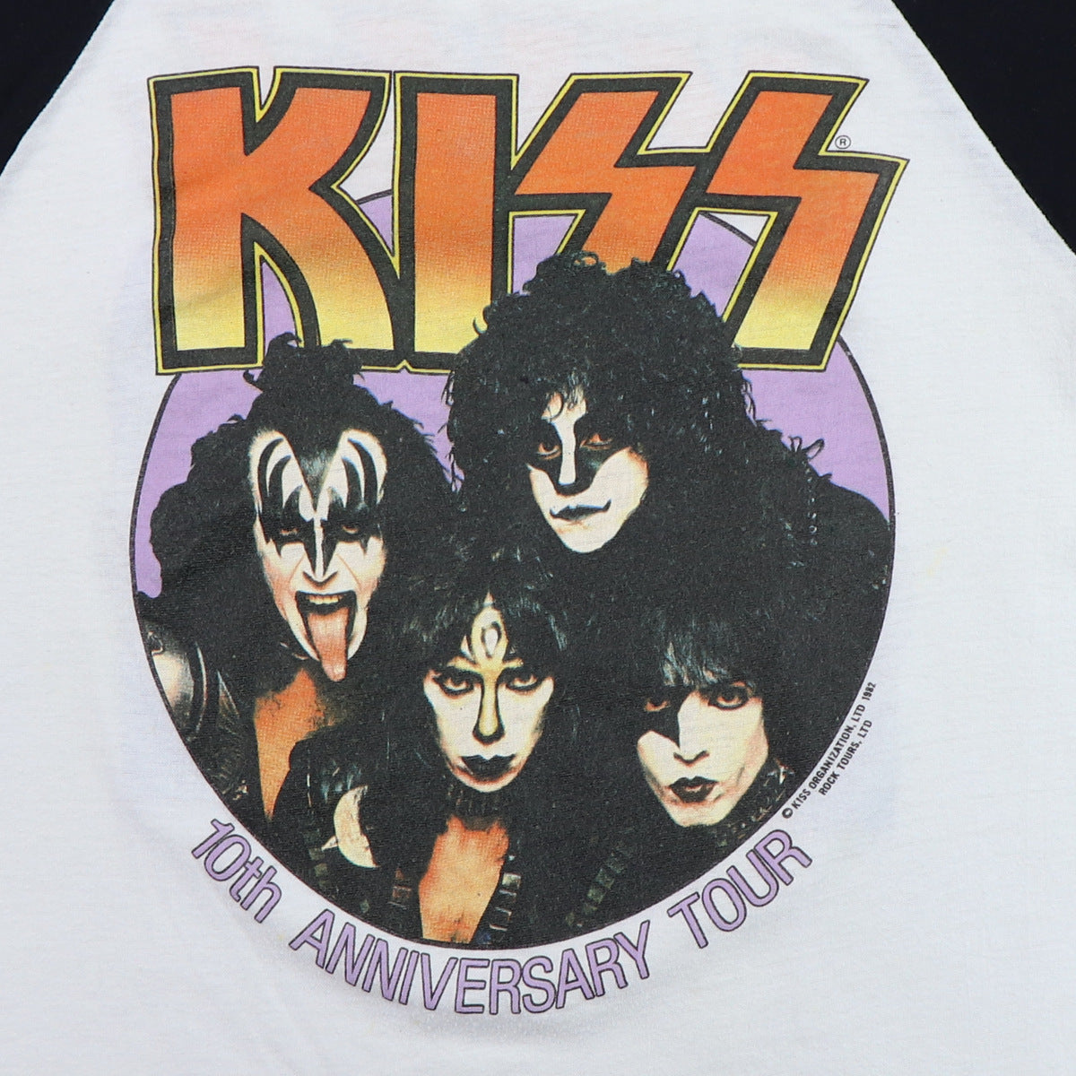 1982 Kiss 10th Anniversary Tour Jersey Shirt | WyCo Vintage