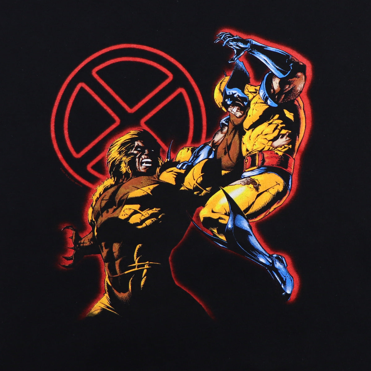 2001 Wolverine Sabretooth X-Men Marvel Comics Shirt