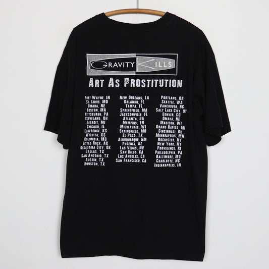 1998 Gravity Kills Whore Art As Prostitution Tour Shirt