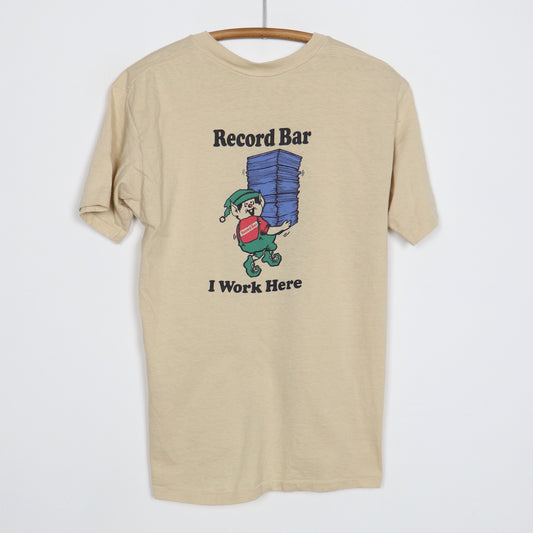 1980s Record  Bar I Work Here Shirt