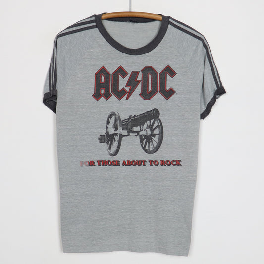 1982 ACDC For Those About To Rock Tour Shirt