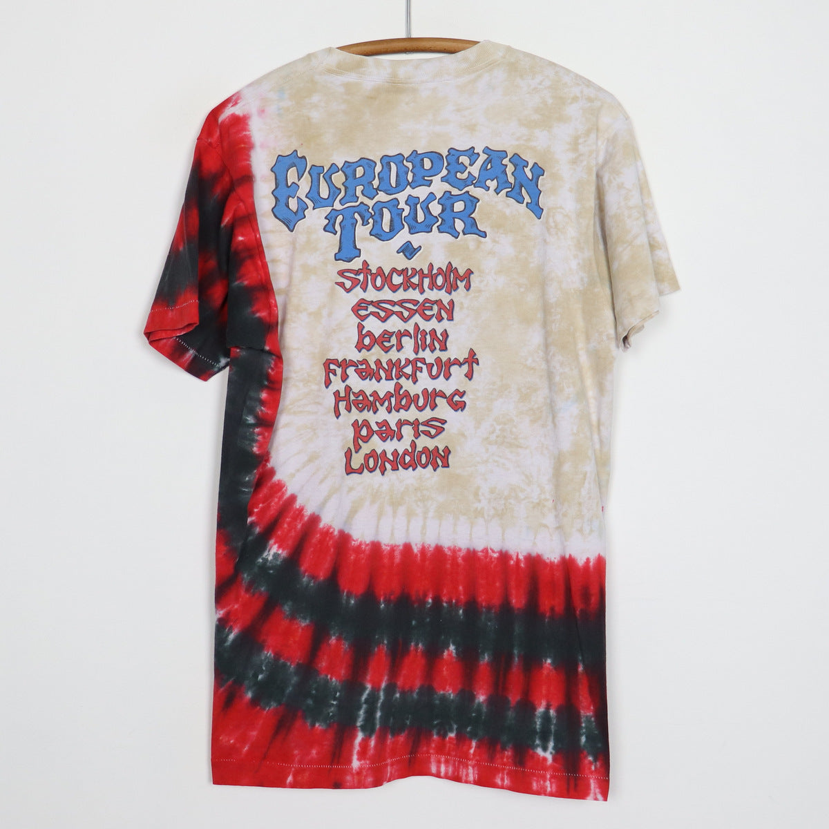 1990 Grateful Dead European Tour Tie Dye Shirt – WyCo Vintage