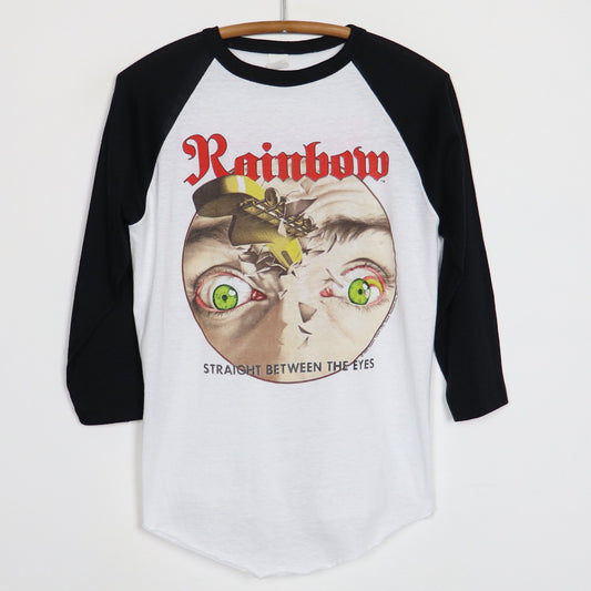 1982 Rainbow Straight Between The Eyes World Tour Jersey Shirt