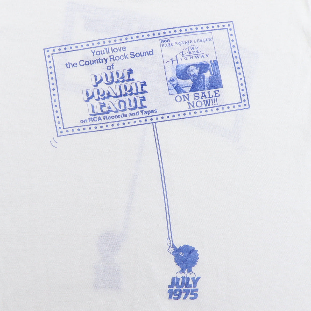 1975 Pure Prairie League Record Bar Shirt