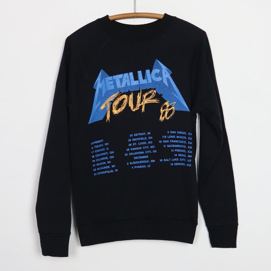 1988 Metallica And Justice For All Tour Sweatshirt