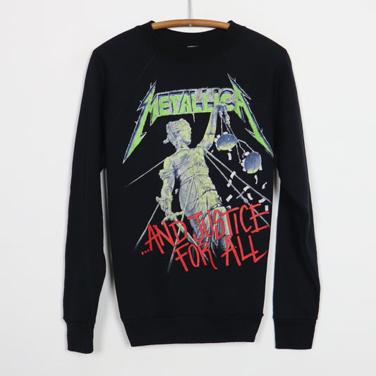 1988 Metallica And Justice For All Tour Sweatshirt