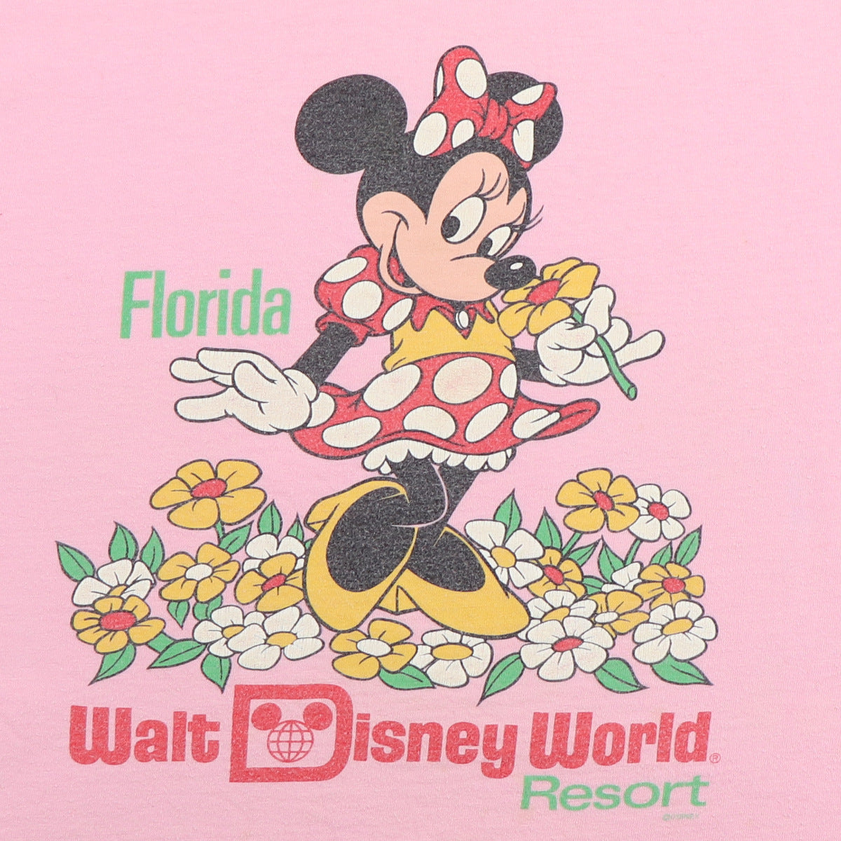 1980s Minnie Mouse Walt Disney World Resort Florida Shirt | WyCo 