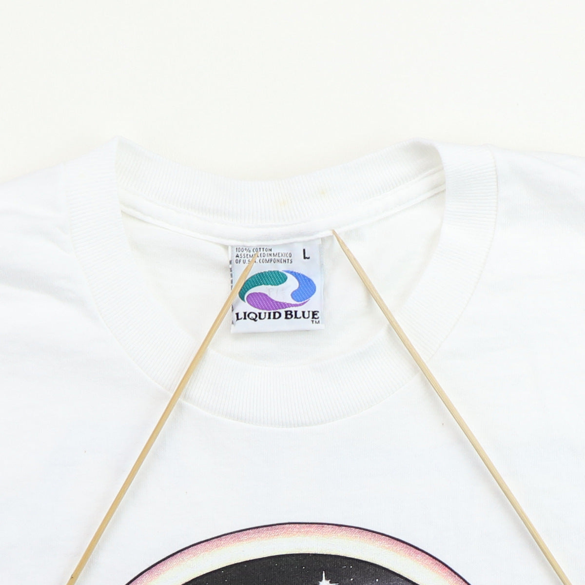 1992 Grateful Dead Space Your Face Liquid Blue Shirt