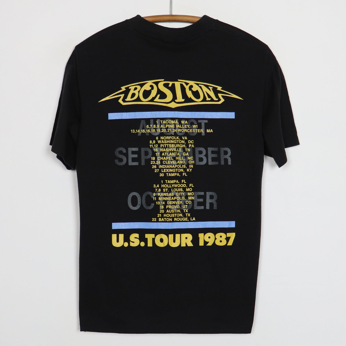 1987 Boston US Tour Shirt | WyCo Vintage