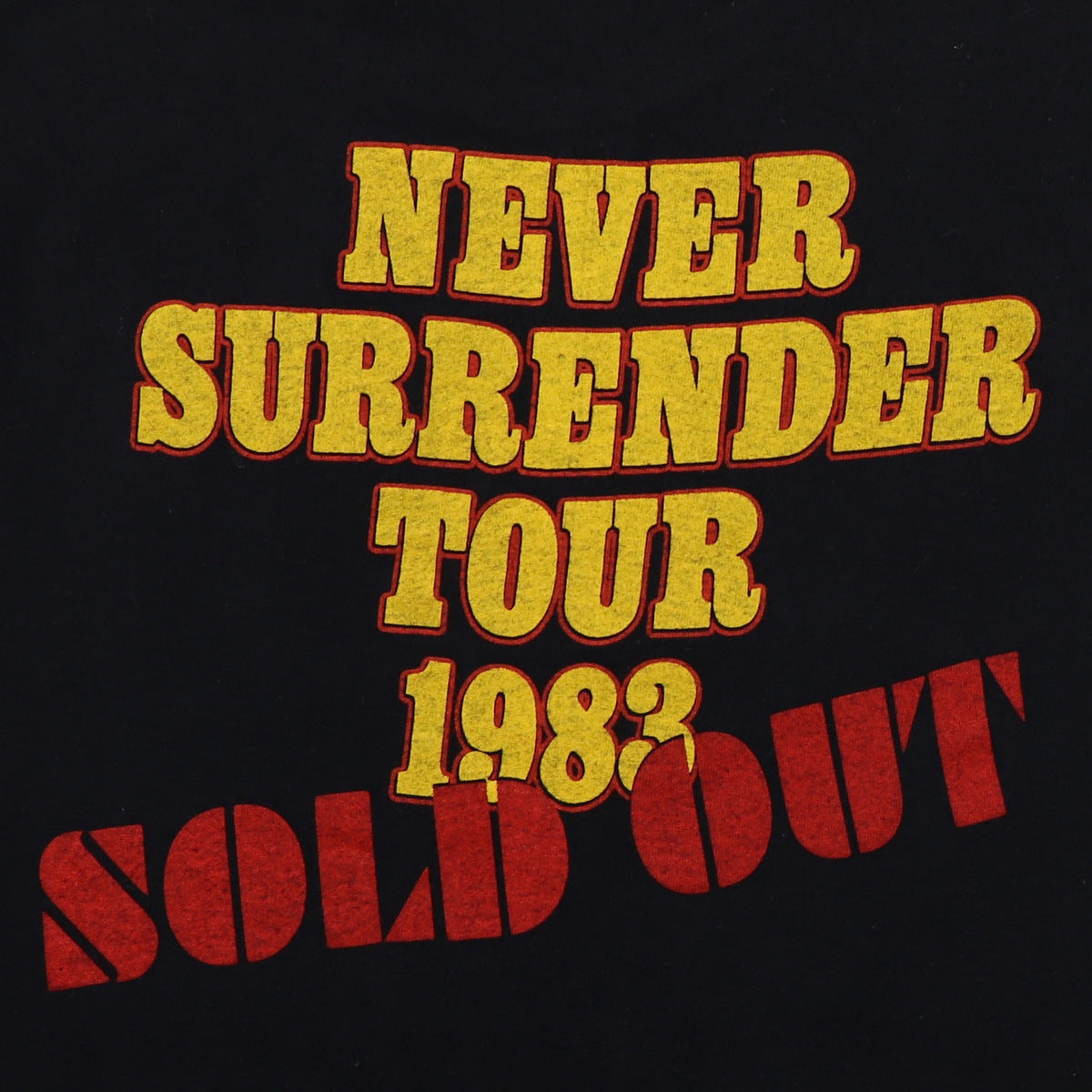 1983 Triumph Never Surrender Tour Sleeveless Shirt