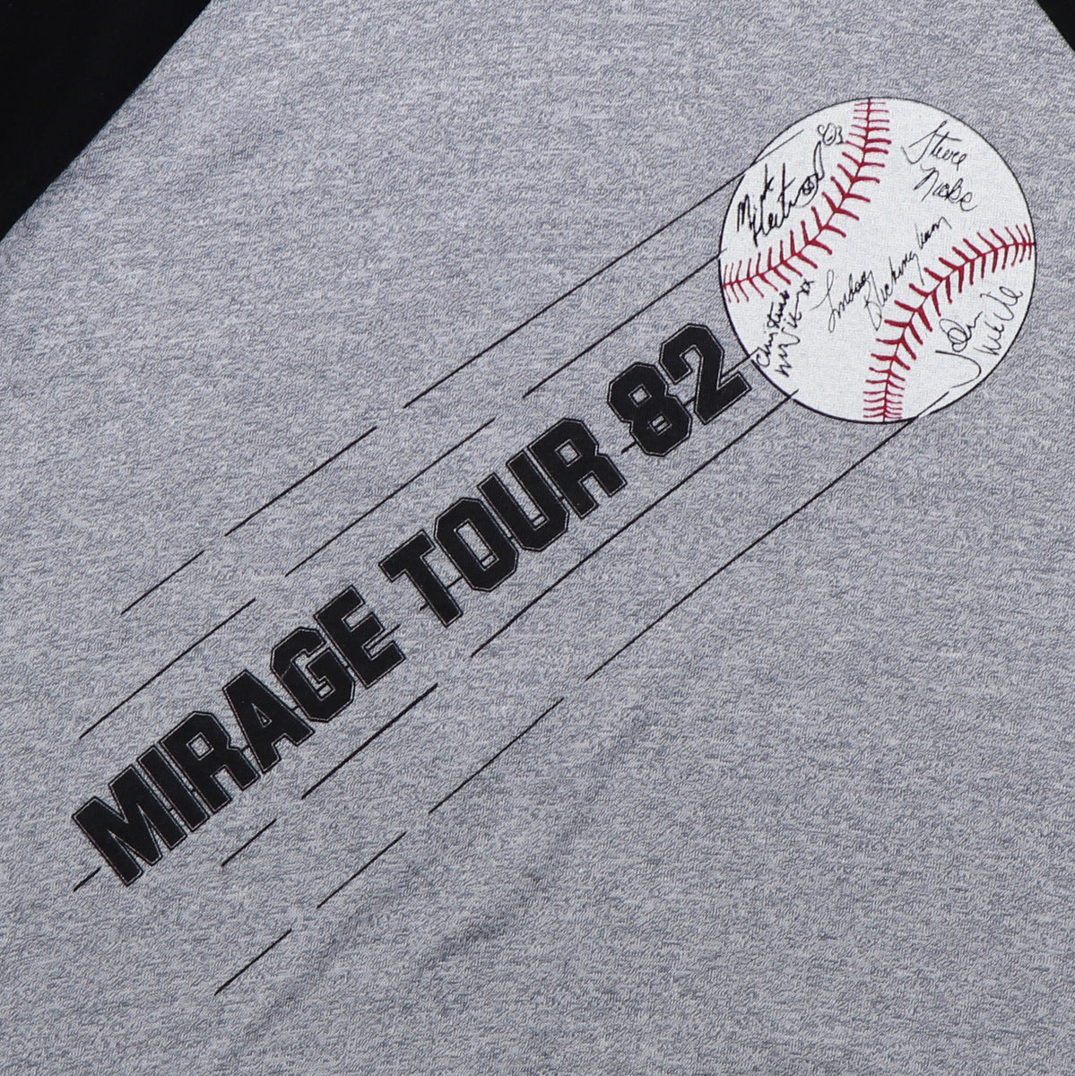 1982 Fleetwood Mac Mirage Tour Jersey Shirt