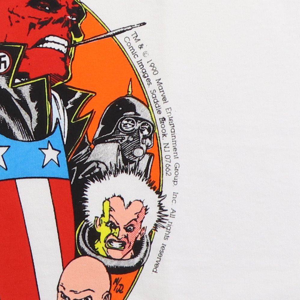 1990 Captain America Marvel Comics Shirt
