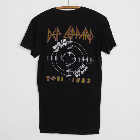 1983 Def Leppard Pyromania Rock Till You Drop Tour Shirt