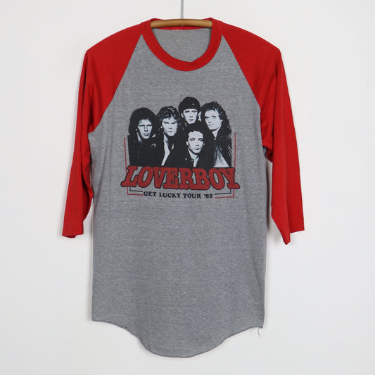 1982 Loverboy Get Lucky Tour Jersey Shirt