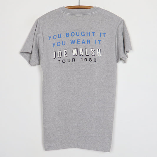 1983 Joe Walsh You Bought It You Wear It Tour Shirt