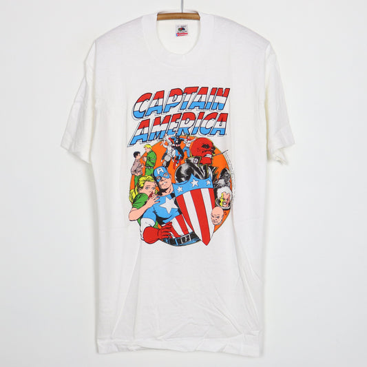1990 Captain America Marvel Comics Shirt