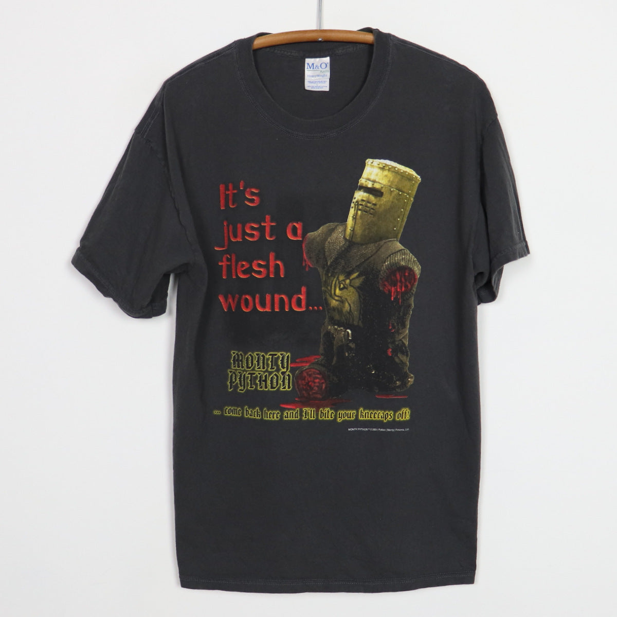 2001 Monty Python It's Just A Flesh Wound Shirt