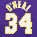 1990s Shaquille O'Neal Los Angeles Lakers Basketball Jersey