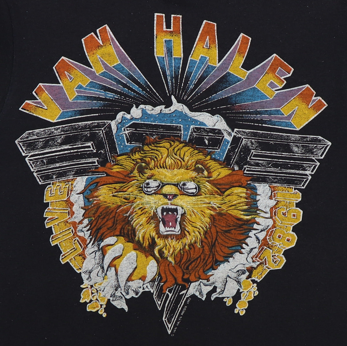 1982 Van Halen Diver Down Shirt
