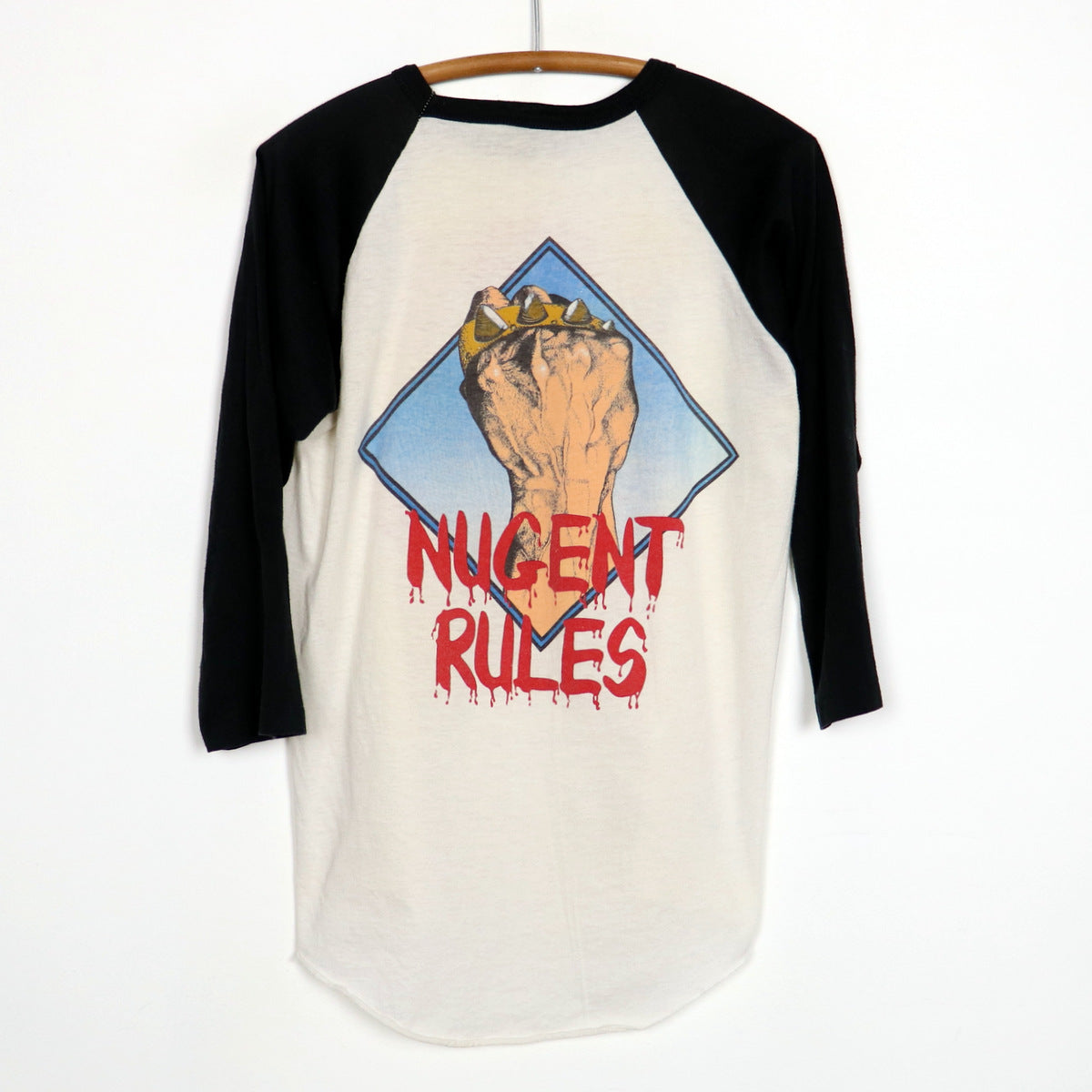Original vintage 1982 Ted Nugent Nugent Rules Tour Jersey Shirt 