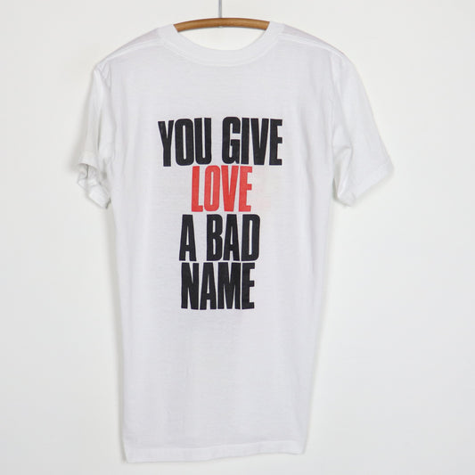 1980s Bon Jovi You Give Love A Bad Name Shirt
