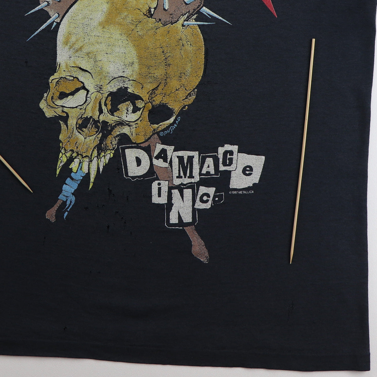 1987 Metallica Damage Inc Tour Shirt | WyCo Vintage