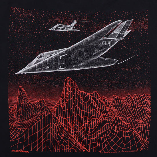90s Desert Storm Stealth Fighter F-117-A America Gray XL TShirt