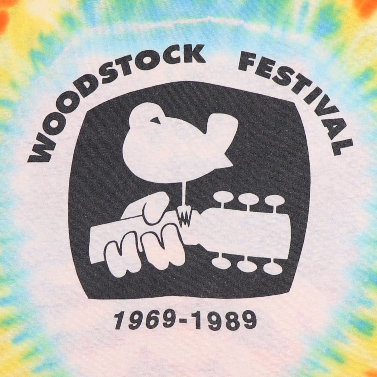 1989 Woodstock 20th Anniversary Tie Dye Shirt