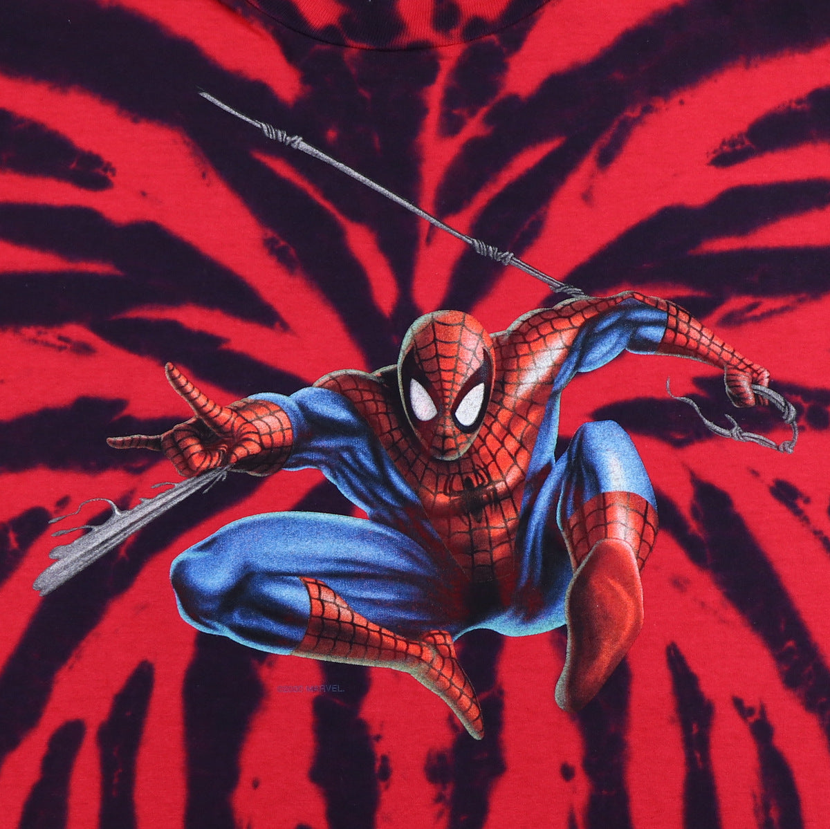 2000 Spider-Man Universal Studios Tie Dye Shirt | Authentic 