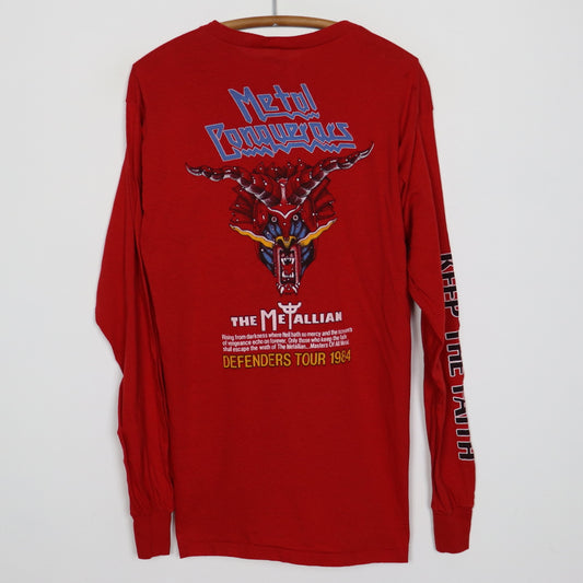 1984 Judas Priest Defenders Of The Faith Long Sleeve Tour Shirt