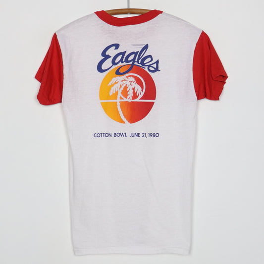 1980 Eagles Long Run Cotton Bowl Concert Shirt
